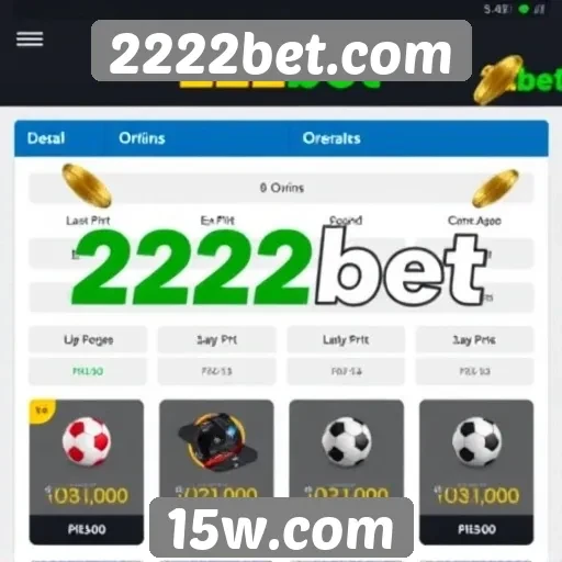 Ofertas de bônus disponíveis em 2222bet.com
