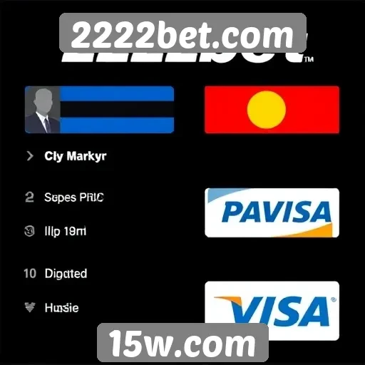 Métodos de pagamento aceitos na 2222bet.com