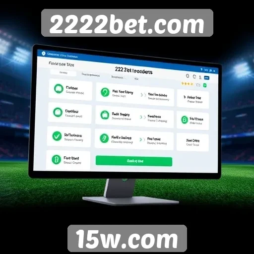 Análise de recursos do site 2222bet.com